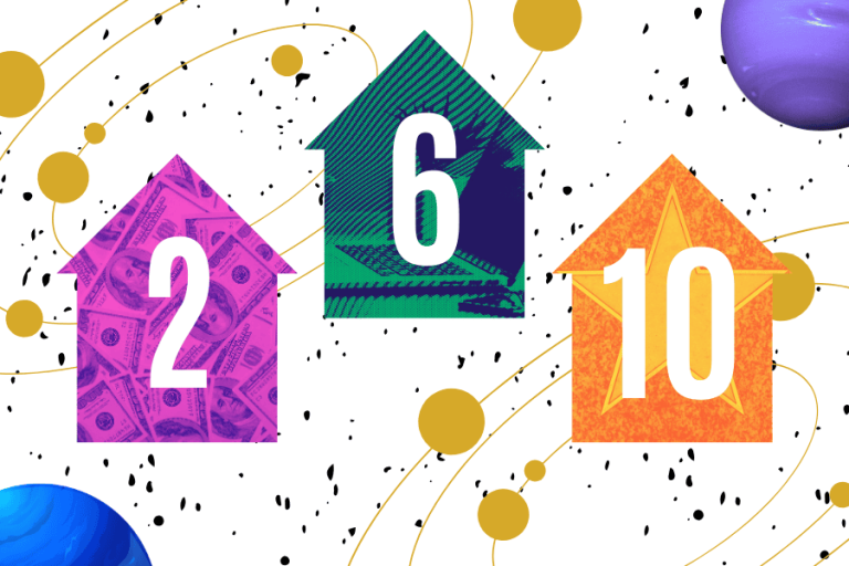2nd, 6th, and 10th houses
